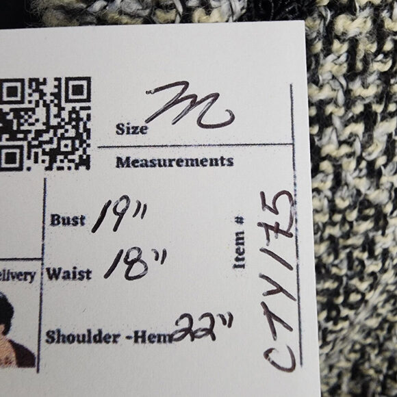 Van Heusen Studio Black Tweed Blazer Jacket Size M - Picture 9 of 9